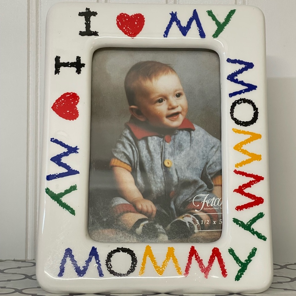90’s I Love My Mommy Photo Picture Frame 3x5